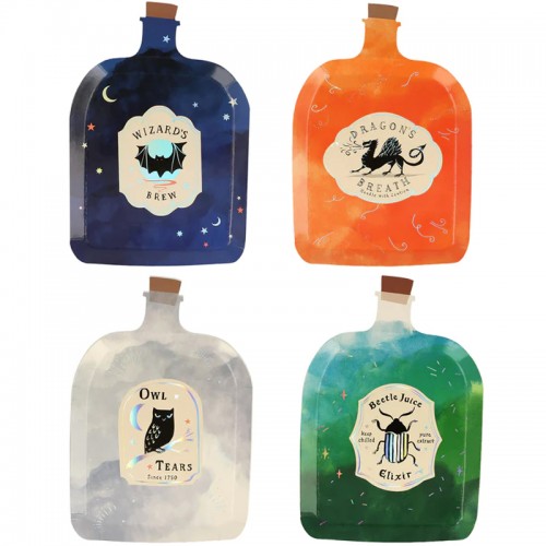 Pratos Garrafa Mundo Feitiços